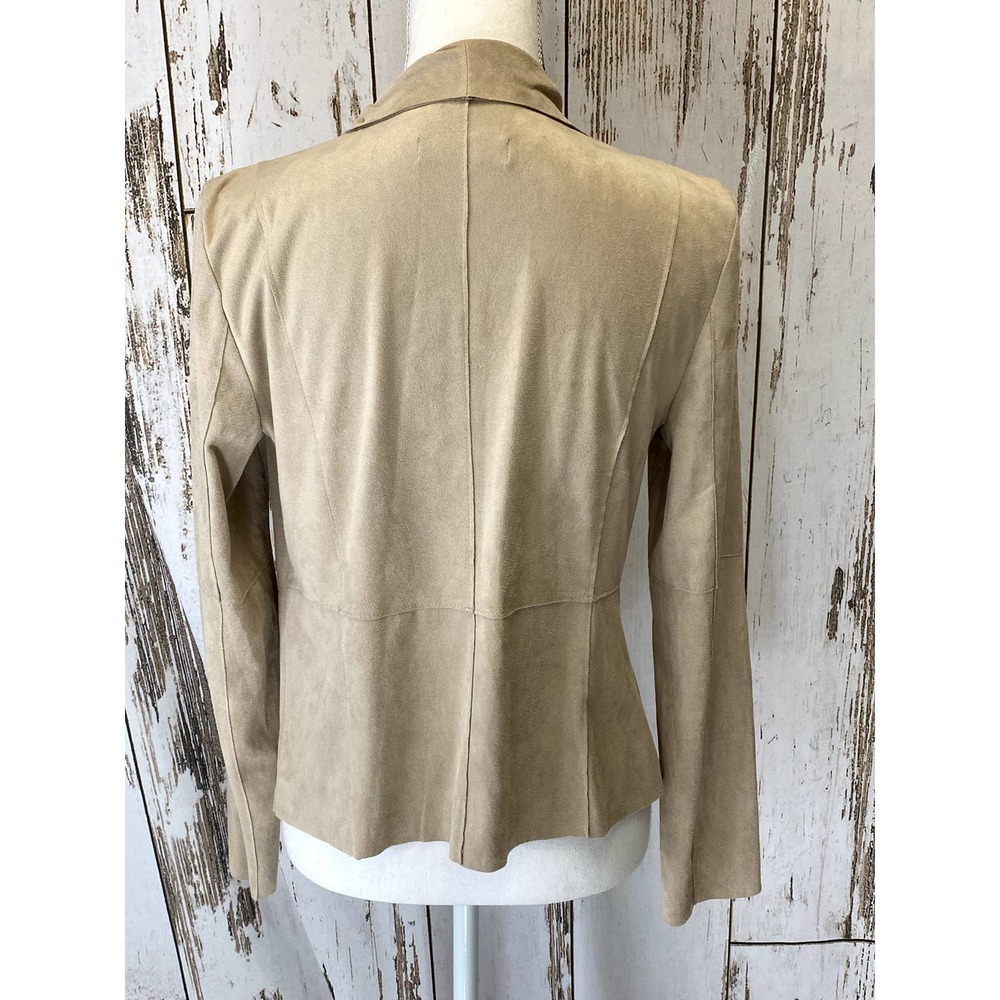Nordstrom Bagatelle Tan Suede-Like Feel Jacket - Picture 3 of 6